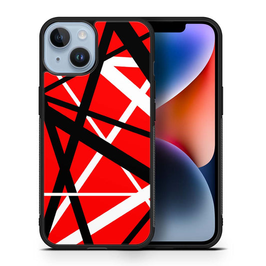 Eddie Van Halen Stripe Red iPhone 14 | iPhone 14 Plus | iPhone 14 Pro | iPhone 14 Pro Max Case