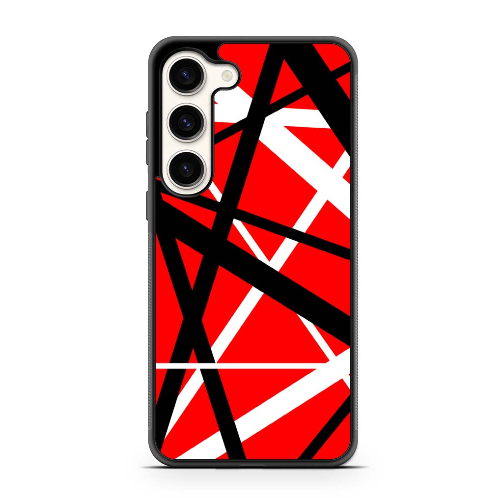 Eddie Van Halen Stripe Red Samsung Galaxy S23 | S23 Plus | S23 Ultra | S23 FE