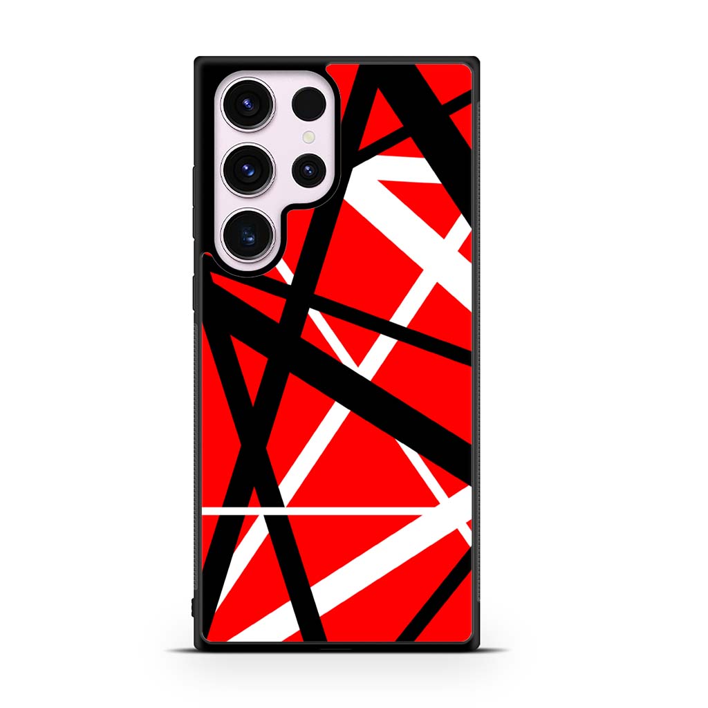 Eddie Van Halen Stripe Red Samsung Galaxy S23 | S23 Plus | S23 Ultra | S23 FE