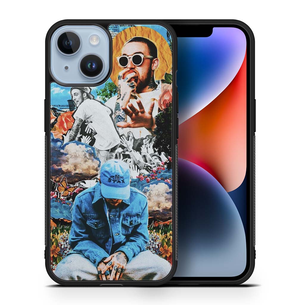 Mac miller Collage Fine iPhone 14 | iPhone 14 Plus | iPhone 14 Pro | iPhone 14 Pro Max Case