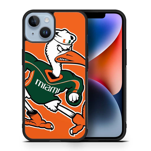 Miami Hurricanes 2 iPhone 14 | iPhone 14 Plus | iPhone 14 Pro | iPhone 14 Pro Max Case