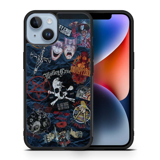 Motley Crue Icons iPhone 14 | iPhone 14 Plus | iPhone 14 Pro | iPhone 14 Pro Max Case