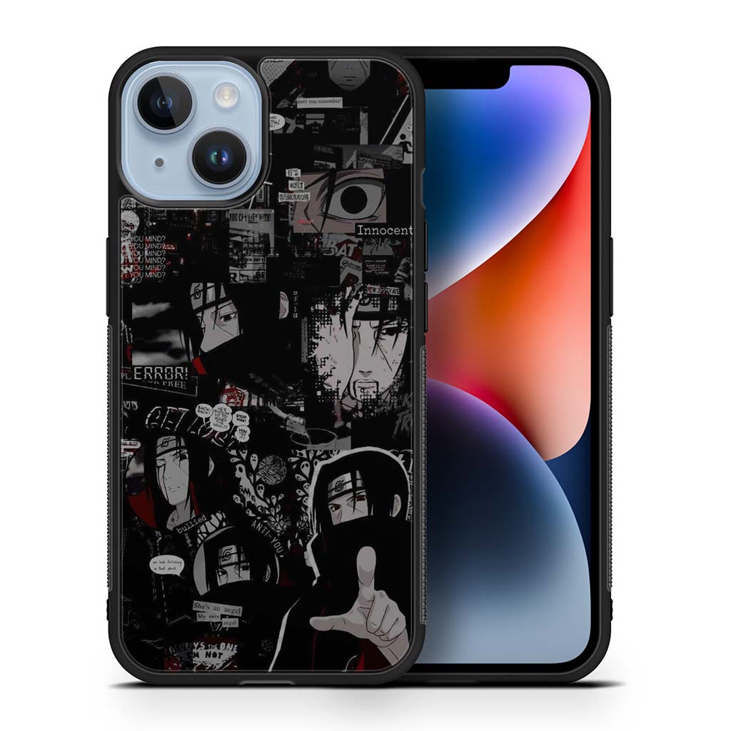 Naruto Uchiha Itachi art iPhone 14 | iPhone 14 Plus | iPhone 14 Pro | iPhone 14 Pro Max Case