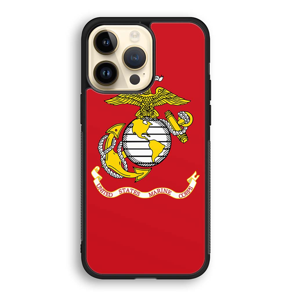 United States Marine Corps Semper Fidelis iPhone 14 | iPhone 14 Plus | iPhone 14 Pro | iPhone 14 Pro Max Case