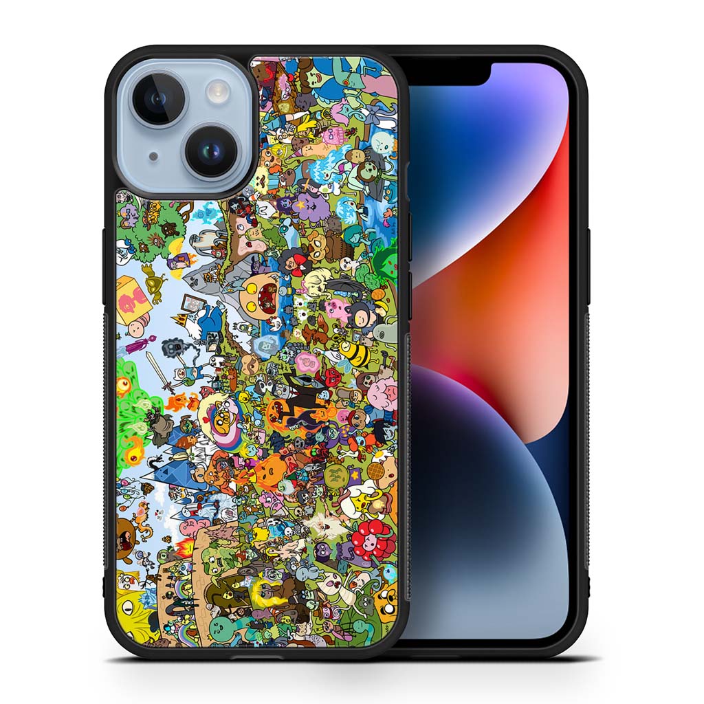 adventure time party iPhone 14 | iPhone 14 Plus | iPhone 14 Pro | iPhone 14 Pro Max Case