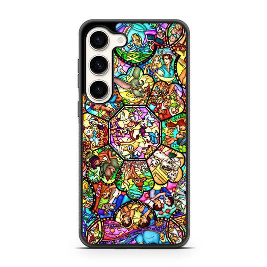 disney characters stained glass Samsung Galaxy S23 | S23 Plus | S23 Ultra | S23 FE