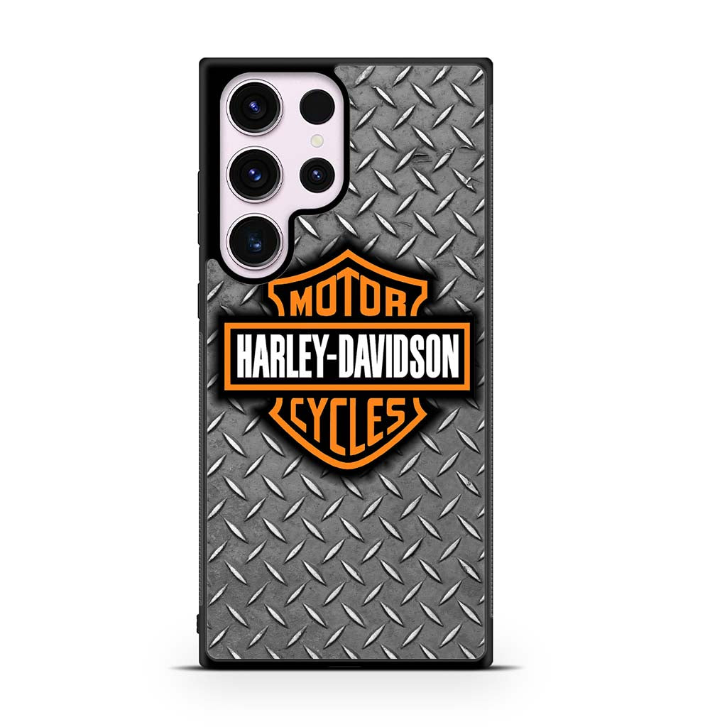 Harley davidson steel pattern Samsung Galaxy S23 | S23 Plus | S23 Ultra | S23 FE