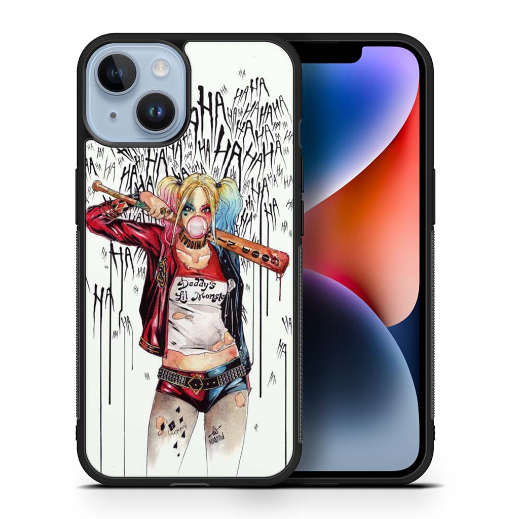 Harley Quinn HAHAHA iPhone 14 | iPhone 14 Plus | iPhone 14 Pro | iPhone 14 Pro Max Case