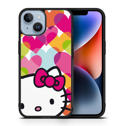 Hello Kitty Hearts iPhone 14 | iPhone 14 Plus | iPhone 14 Pro | iPhone 14 Pro Max Case