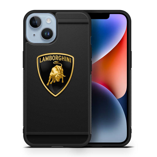 Lamborghini Gold Logo iPhone 14 | iPhone 14 Plus | iPhone 14 Pro | iPhone 14 Pro Max Case