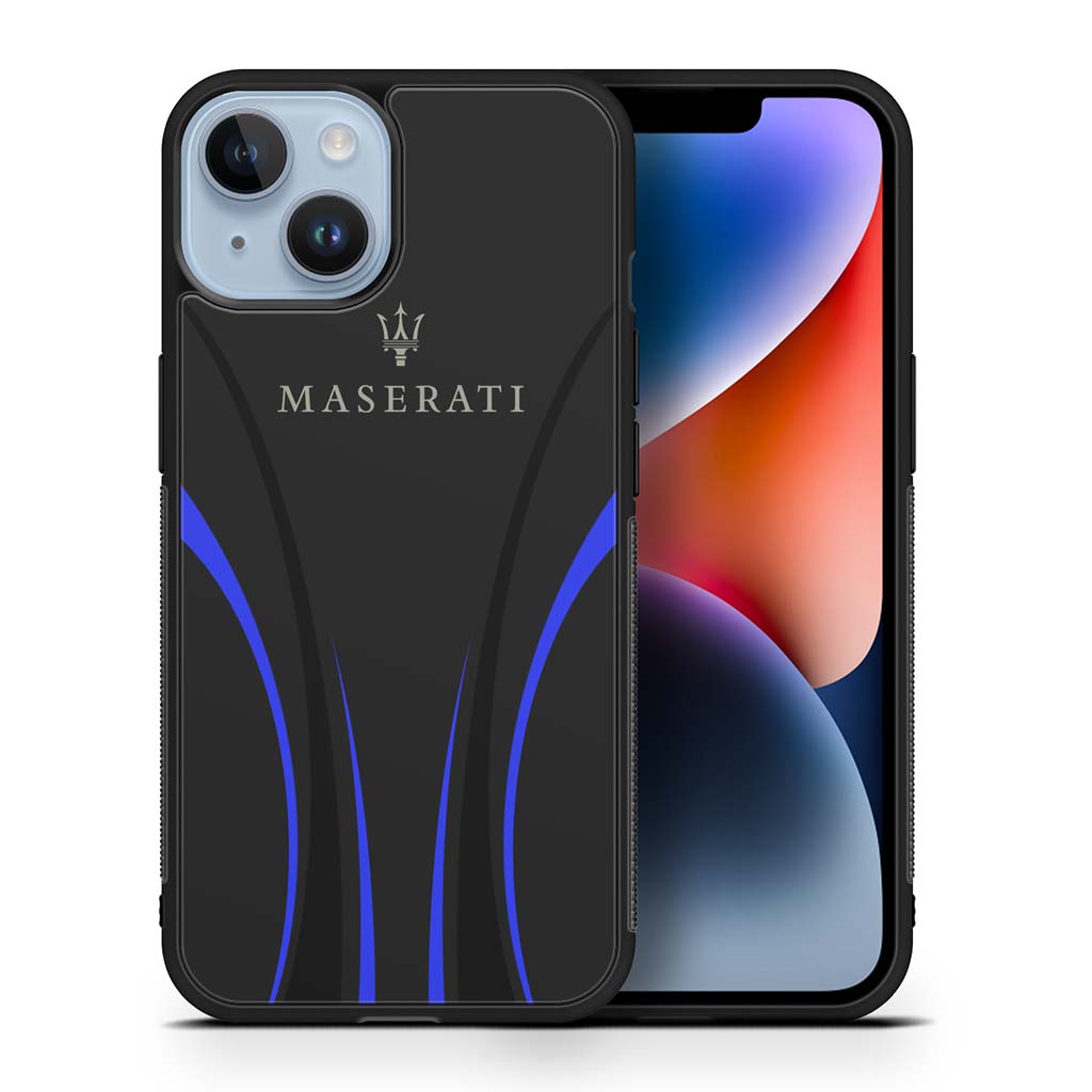 Maserati Blue Lux iPhone 14 | iPhone 14 Plus | iPhone 14 Pro | iPhone 14 Pro Max Case