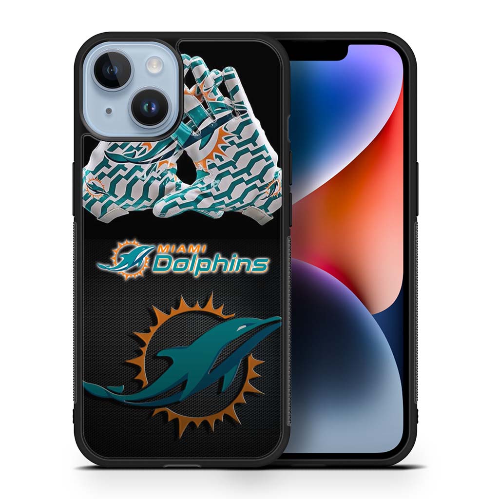 miami dolphins receiver gloves iPhone 14 | iPhone 14 Plus | iPhone 14 Pro | iPhone 14 Pro Max Case