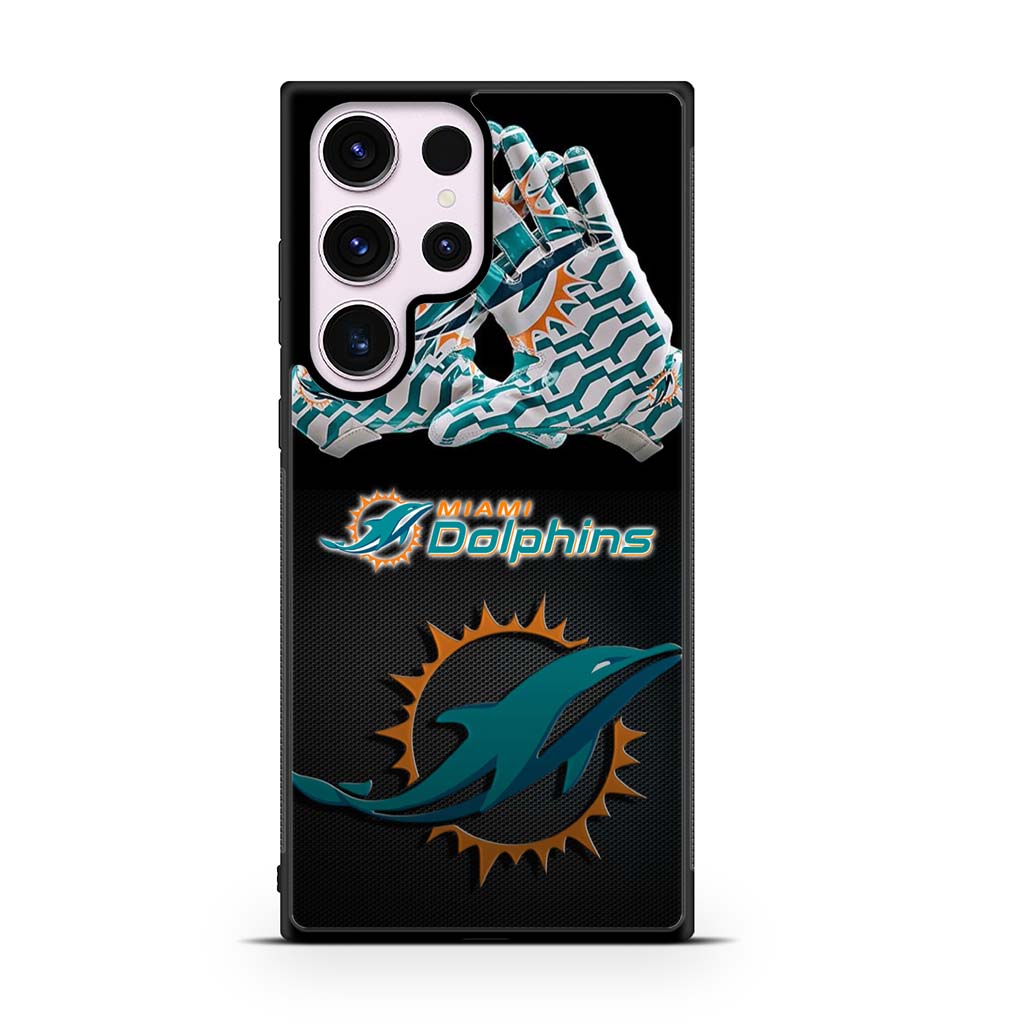 miami dolphins receiver gloves Samsung Galaxy S23 | S23 Plus | S23 Ultra | S23 FE